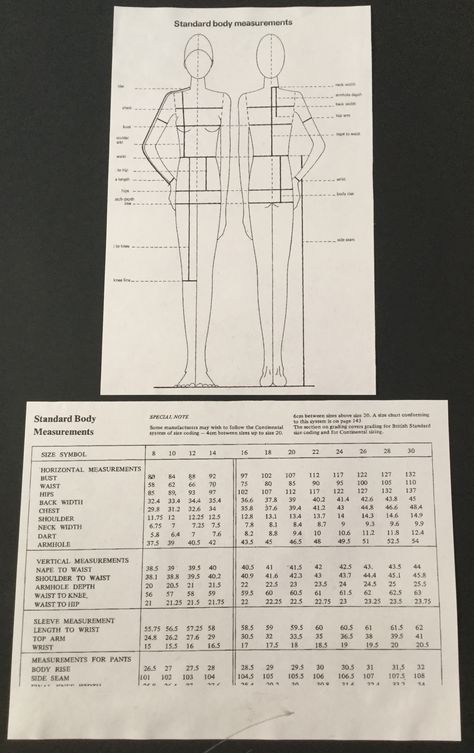 Standard body measurement chart Standard Measurements Chart For Women, Dress Sewing Patterns Free, Sewing Measurements, Dress Patterns Diy, Body Measurement Chart, Fashion Design Patterns, Garment Pattern, Couture Sewing Techniques, Body Measurement