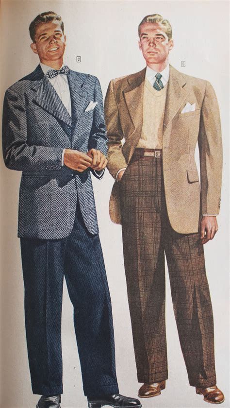 40s style men coulorful - Ecosia 1950s Mens Clothing, 40s Mens Fashion, 1940s Men, 40s Mode, 1940s Mens Fashion, 50s Clothing, Graphic Communication, Zoot Suit, Vintage Menswear