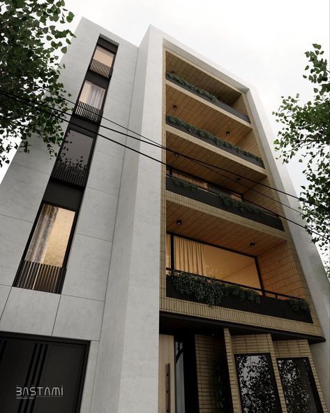 Residential Facade, Apartment Building Exterior, Small Apartment Building Design, Residential Architecture Apartment, Small Apartment Building, San Myshuno, Apartments Exterior, Apartment Exterior, Facade Architecture Design