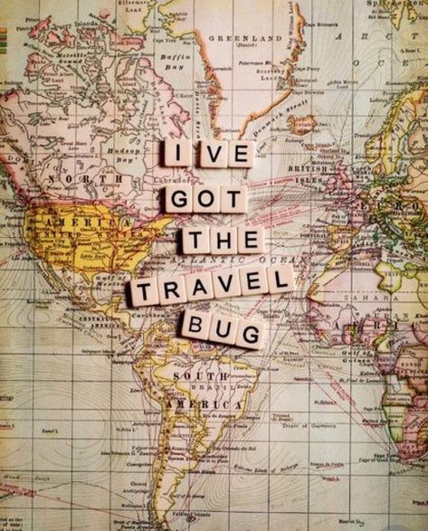 I’ve got the travel bug Feeling Restless, Bug Print, Journey Mapping, Skiathos, Couple Travel, Travel Bug, Cabin Fever, I Want To Travel, Geocaching