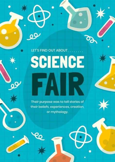 Retro Hand-drawn Find Out About Science Fair Poster Fair Poster Design, Science Fair Poster, Fair Poster, About Science, Poster Layout, School Art Projects, Brand Kit, Home Poster, Science Fair