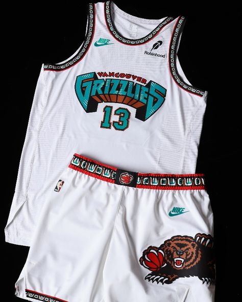 The Memphis Grizzlies are throwin’ it back to their Vancouver roots with this season’s Classic Edition jerseys! 😎🏀 From the iconic teal to the classic grizzly logo, it’s all about honoring where it started while keepin’ it fresh for the future. Ready to see these retro threads on the court? 👀👕 Let us know what you think in the comments! #choose901 📷: @memgrizz . . . #funinmemphis #memphisthingstodo #fyp #fypmemphis #memphis #memphistn #memphisevents #memgrizz #tennessee #bringyoursoul #wea... Vancouver Grizzlies Jersey, Memphis Grizzlies Jersey, Grizzlies Jersey, Jersey Basket, Vancouver Grizzlies, Memphis Tn, Memphis Grizzlies, The Court, What You Think