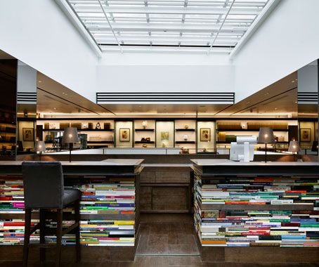 MAKING BOOKS RELEVANT IN A DIGITAL AGE: The Tsutaya Experience: Japan (Books, coffe, bar, wandering, new social) Kenya Hara, World Architecture Festival, Open Ceiling, Bar Hopping, Book Stores, Lounge Bar, Timber Flooring, Building Plans, Shop Interior