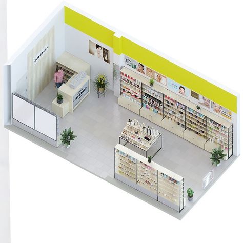 Small Beauty Store Design, Store Cosmetics Design, Cosmetics Store Interior Design, Small Cosmetic Store Interior, Cosmetic Interior Design, Cosmetic Shop Interior Design Shelves, Cosmetic Shop Design Ideas, Cosmetic Store Design Interiors, Cosmetics Shop Design Store Interiors