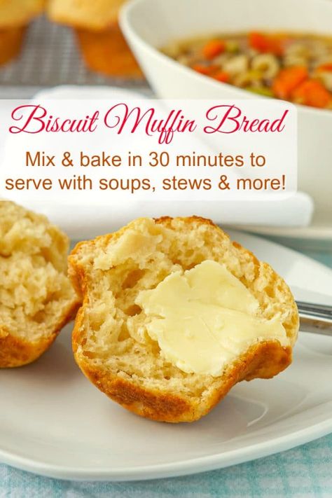 Rock Recipes, Biscuit Bread, Biscuit Rolls, Muffin Tin Recipes, Muffin Bread, Homemade Biscuits, Bread Machine Recipes, Breakfast Breads, Bread Recipes Homemade