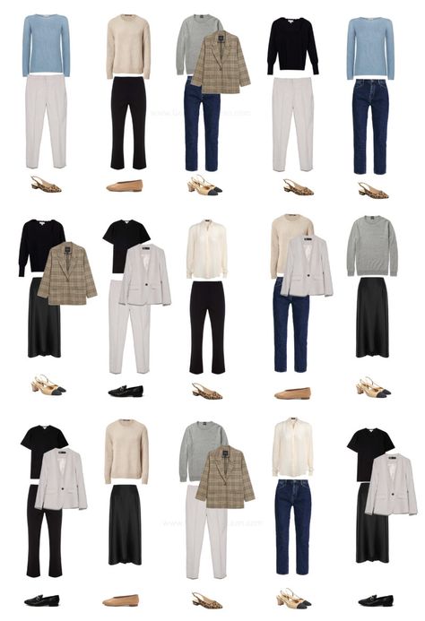 Soon Post, Clothes Basics, Capsule Wardrobe Accessories, Working Outfit, Mode Ab 50, Workwear Capsule Wardrobe, Inspirational Outfits, Workwear Capsule, Minimalistic Fashion