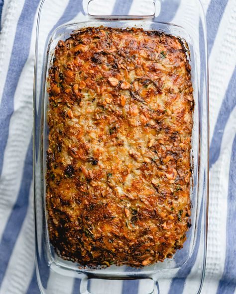 This vegetarian meatloaf is hearty and pleases even the most passionate of meat eaters! It's a family favorite dinner party recipe. Meat Poster, Vegetarian Meatloaf, Favorite Dinner, Couple Cooking, Dinner Party Recipes, Meatloaf Recipes, Meatless Meals, Shrimp Recipes, Vegetable Dishes