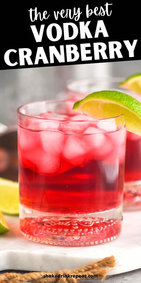 Vodka Cranberry Drinks Recipes, Cranberry Vodka Recipe, Vodka Cranberry Cocktail, Drinks With Cranberry Juice, Cranberry Juice And Vodka, Cocktails Vodka, Vodka Cranberry, Cranberry Drinks, Cranberry Juice Cocktail