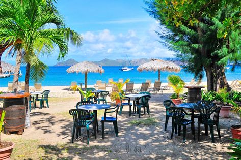 This guide to great restaurants in St Kitts will help you find some of the best places to eat on the island. St Kitts and Nevis is a dual-island nation between the Atlantic Ocean and the Caribbean. It has become a very popular tourist destination, with beautiful beaches, relaxing resorts, and delicious food. There are some world-class Ritz Carlton St Thomas Us Virgin Islands, St Kitts And Nevis Flag, Nevis Island, Road Town, St Kitts And Nevis, St Kitts, Romantic Places, Fine Dining Restaurant, Best Resorts