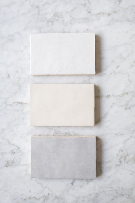 Cream Bathroom Ideas Tile, White And Greige Bathroom, White Cloe Tile Bathroom, Primary Bath Tile Combinations, Ivory Shower Tile Ideas, Gray And Beige Bathroom Ideas, Easy Clean Shower Tile, Choosing Bathroom Tile, Cloe White Tile Bathroom