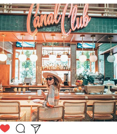 The Most Instagrammable Restaurant in Every State Cuban Cafe, Cuban Restaurant, Diner Decor, Over Easy Eggs, 카페 인테리어 디자인, Food Network Magazine, Plywood Furniture, Restaurant Interior Design, Beer Garden