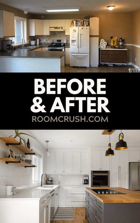 90s Kitchen Makeover: Stunning Before And After Transformation 90s Kitchen Update, 90s Kitchen Remodel, Home Transformation Before After, Stylish Apartment Decor, Unique Countertops, Old Kitchen Remodel, 90s Kitchen, Home Remodel Before And After, Before And After Transformation