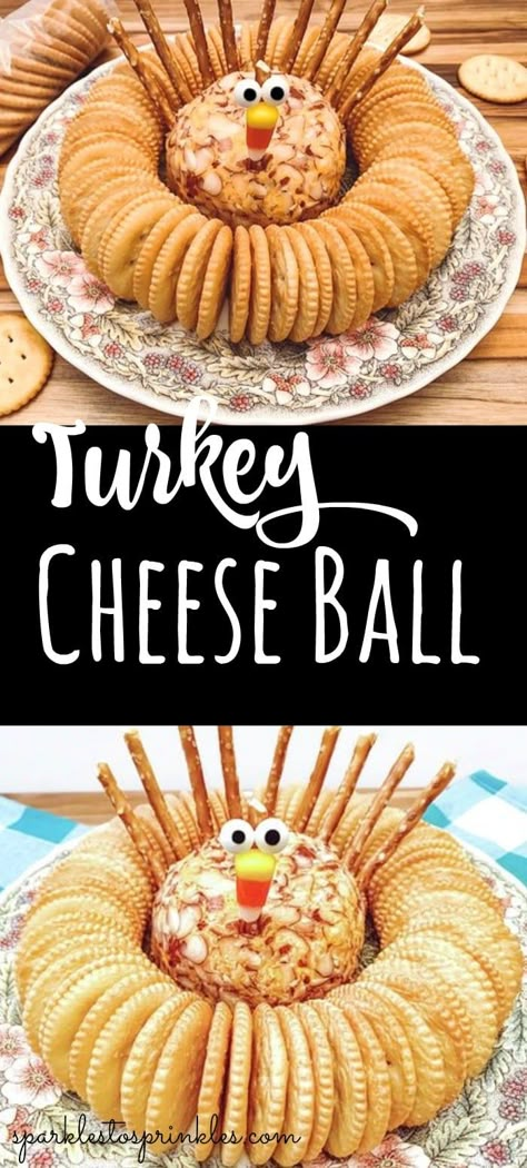 Get festive with this easy turkey cheese ball. This is the ultimate appetizer or snack that young and old will go crazy for. Gobble gobble in style! Turkey Cheeseball, Turkey Cheese Ball, Appetizer Christmas, Thanksgiving Festivities, Thanksgiving Appetizer, Thanksgiving Snacks, Thanksgiving Appetizer Recipes, Turkey Cheese, Thanksgiving Treats