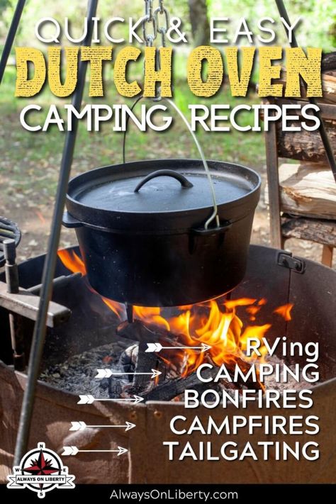 Campfire Dutch Oven Recipes, Cast Iron Dutch Oven Cooking, Easy Dutch Oven Recipes, Campfire Stew, Dutch Oven Recipes Cast Iron, Lodge Dutch Oven, Dutch Oven Beef, Dutch Oven Camping Recipes, Best Dutch Oven