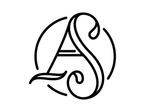 A S Initials Logo, A And S Tattoo Letter Design, S A Tattoo Letter Design, As Initials Logo, A And S Monogram, A S Tattoo Letter Design, S A Monogram, As Monogram Logo Design, A And S Logo