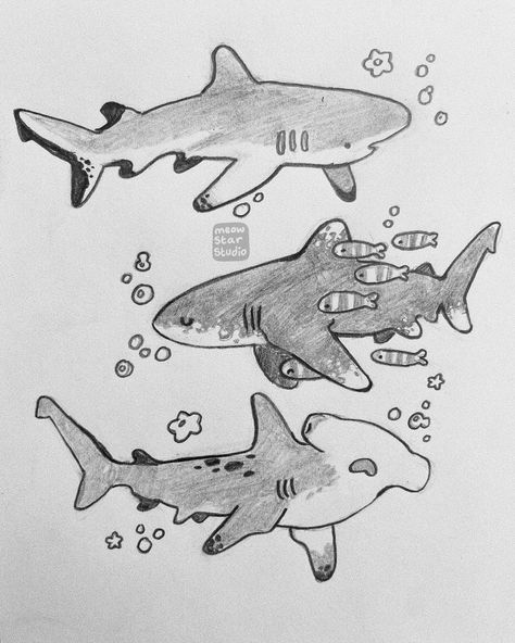 🦈!!! Sharks! #whimsical #aesthetic #childhood #cozyart #sketch #doodle #animalart #simple #texture #littleguys #nostalgia #happyvibes #innocent #joyful #cheerful #endearing #originalartwork #handmade #ocean #shark Sharpie Art Black And White, Bamboo Shark Drawing, Sharks In Love Drawing, Funny Doodle Tattoos, Simple Art References, Shark Doodle Cute, Cute Shark Sketch, Simple Shark Doodle, Art Sketches Cute Animals