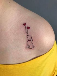 Dog Heart Tattoo, Dog Tattoos For Women, Chihuahua Tattoo, Puppy Tattoo, Small Dog Tattoos, Crazy Tattoos, Tiny Wrist Tattoos, Tattoos For Dog Lovers, Pawprint Tattoo