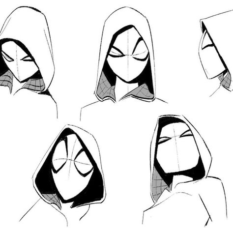 The Art and Making of Spider-Man: Into the Spider-Verse – On Animation Spider Man Oc Reference, Spidersona Drawing Template, Spidersona Expressions, Spiderverse Reference Sheet, Spiderman Eyes Reference, Spider Man Expression Sheet, Spidersona Template Female, Spiderman Pose References, Drawing Reference Spiderman