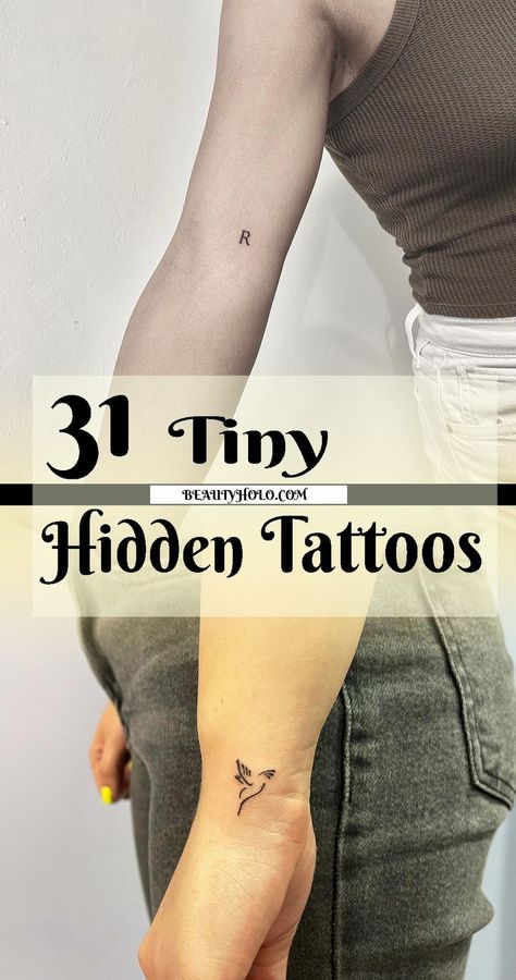 31 Tiny Hidden Tattoos Mini Tattoo Location, Cute Spot For Small Tattoo, Hidden Name Tattoo Ideas For Women, Minimal Tattoo Location, Best Spot For Small Tattoo, Tiny Hidden Tattoos Spots, Tattoo Hide Places, Locations For Tattoos On Women, Dime Size Tattoo Ideas