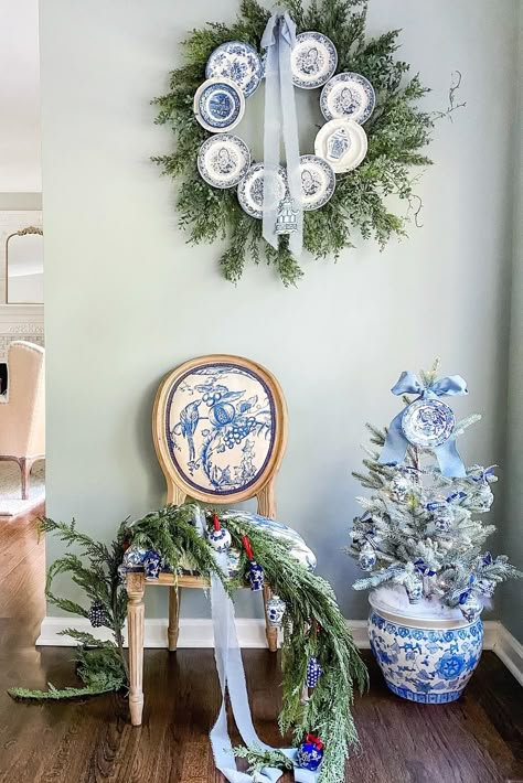 Add a vintage inspired blue & white touch to your decor this season with our GINGER JAR ORNAMENTS, PLACE CARD HOLDERS and CONTAINERS.⁠ Great gift ideas for the holiday season ahead too!⁠ #homedecor #christmasdecor Jar Ornaments, Chinoiserie Christmas, Blue Christmas Decor, Holiday Display, Christmas Jars, White Christmas Decor, Chic Christmas, Ginger Jar, Merry Little Christmas