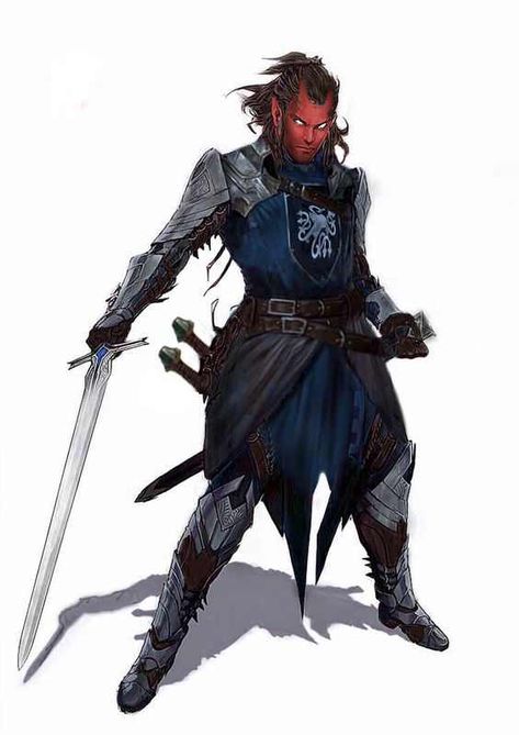 A collection of roughly 100 D&D character art images I have gathered over the years - Imgur Sea Elves, Tiefling Paladin, Half Elf, Pathfinder Character, Art Male, Fantasy Concept, Heroic Fantasy, Male Characters, Male Character