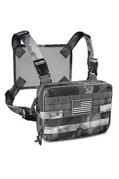 Tactical Chest Rig Bag for Men - Our Chest Pack is Great for Hiking, Hunting, and Shooting - Two Utility Pockets Holds Gear Tactical Chest Rigs, Tactical Kit, Chest Pack, Veteran Owned Business, Tactical Backpack, Chest Rig, Batman Comic Art, Utility Pockets, Tactical Pants