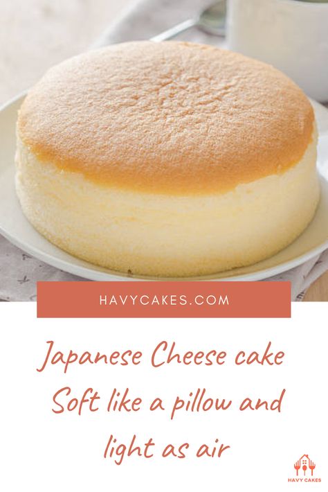 Easy Japanese Cake Recipe, Japanese Fluffy Cake 4 Ingredients, Easy Japanese Cheesecake, How To Make Japanese Cheesecake, Japanese Cheesecake Recipe Easy, Japanese Cheesecake Recipe Best, Japanese Desserts Easy, Asian Cheesecake, Easy Asian Desserts