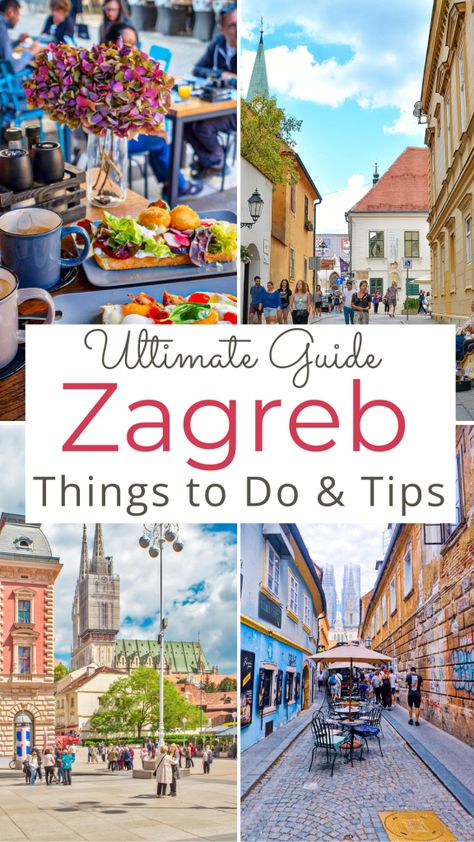 Here is a Croatia travel guide sharing the best things to do in Zagreb in 2 days. Read on for tips on where to find the best food in Zagreb, where to stay, how to get around and more. Brac Island, Vis Island, Sibenik Croatia, Trogir Croatia, Croatia Itinerary, Zadar Croatia, Hvar Island, Europe Train, Croatia Travel Guide