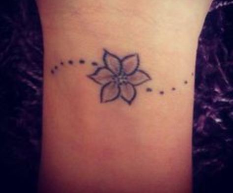 Cute small flower tattoo on the wrist Flower Wrist Tattoo, Hibiscus Flower Tattoos, Unique Tattoos For Women, Flower Hibiscus, Finger Tattoo For Women, Flower Wrist Tattoos, Boho Tattoos, Wrist Tattoos For Guys, Small Flower Tattoos