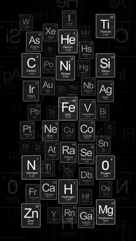 Facts About Science, Nerdy Wallpaper, 4k Iphone Wallpaper, Iphone Wallpaper Stars, الجدول الدوري, Math Wallpaper, The Periodic Table Of Elements, Chemistry Posters, Chemistry Art