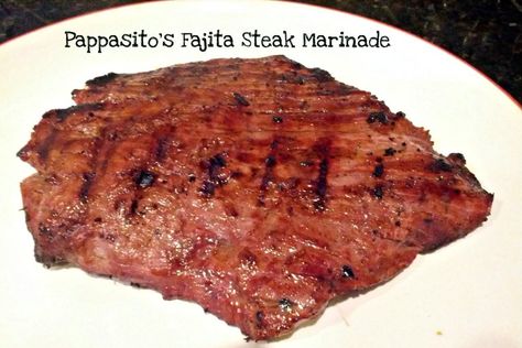 Pappasito’s Fajita Steak Marinade | Audrey's Apron Fajita Steak Marinade, Fajita Marinade Recipe, Fajita Steak, Best Steak Fajitas, Beef Fajita Marinade, Steak Fajita Marinade, Fajita Seasoning Recipe, Fajita Marinade, Steak Fajita Recipe