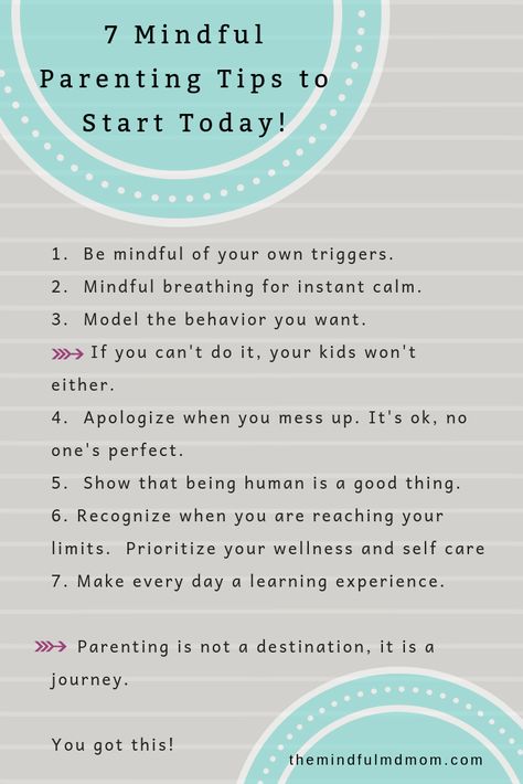 7 Mindful Parenting Tips to Start Today - The Mindful MD Mom Co-parenting, Parent Tips, Positive Parenting Solutions, Parenting Solutions, Confidence Kids, Parenting Help, Mindful Parenting, Conscious Parenting, Smart Parenting