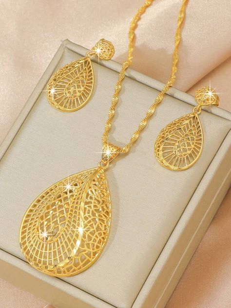 Necklace Earring Set Gold, Gold Pendant Set Design, Gold Plated Wedding Jewelry Sets, Wedding Jewellery Collection Gold, Gold Jewellery Set Design, Pendant Sets Indian Gold, Gold Sets Jewelry Indian Design, Pendent Set Gold, Pendant Set Gold