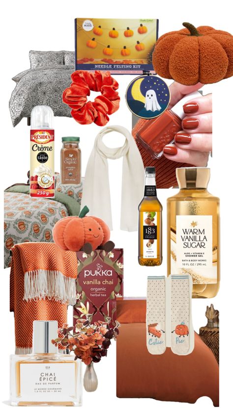 Cute n cosy autumnal shopping 2024 best picks boo basket ideas for her Fall Gift Basket Ideas, Boo Basket Ideas, Basket Gift Ideas, Fall Gift Baskets, Halloween Gift Baskets, Bath & Body Works, Boo Basket, Vanilla Chai, Organic Herbal Tea