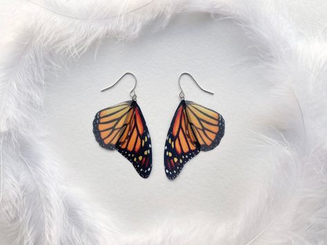 Organza Earrings, Silk Butterfly, Love Butterflies, Wings Earrings, Quirky Jewelry, Butterfly Wing Earrings, Quirky Earrings, Native American Beaded Earrings, Main Idea