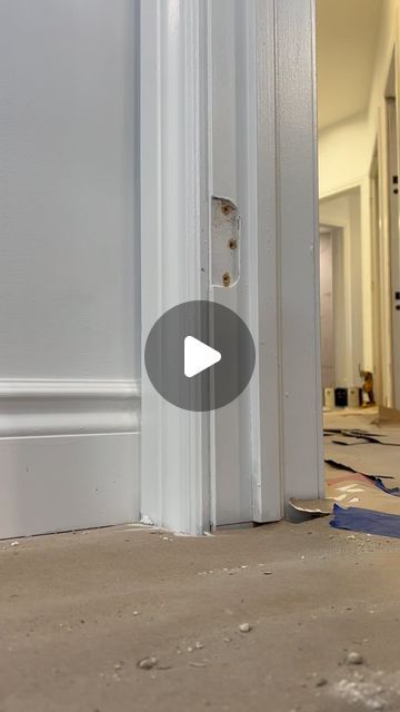 Door Frame Upgrade, How To Remove A Door Frame, Old Door Hinges, How To Replace Door Frame, Door Frame Repair Wood, Old Wood Door Makeover, Replacing Door Frame, How To Fix Door Frame, How To Install Door Hinges