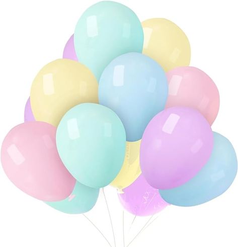 Amazon.com: KBZVNAF Pastel Balloons Latex Party Balloons - 50 Pack 12 inch Helium Multicolor Macaron Balloons for Baby Shower Birthday Wedding Rainbow Party Decorations : Home & Kitchen Balloons For Baby Shower, Wedding Rainbow, Rainbow Party Decorations, Pastel Balloons, Rainbow Party, Baby Shower Balloons, Party Balloons, Macarons, Home Kitchen