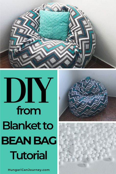 Convertible bean bag chair. DIY Bean bag chair tutorial. Home sewing project. Home Decor upcycling DIY. Re-Purposed blankets.#diy #diyhomedecoronabudget #homedecor #bohohomedecor #diycrafts #diyprojects #beanbag #beanbagchair #beanbagsforkid Make A Bean Bag Chair, How To Make A Bean Bag, Diy Bean Bag Chair, Baby Shoes Diy Pattern, Diy Bean Bag, Baby Shoes Tutorial, Blankets Diy, Chair Diy, Childrens Rocking Chairs