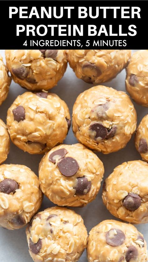 5 Minute Recipe, Vegan Energy Balls, Peanut Butter Protein Balls, Protein Balls Recipes, Gluten Free Protein, Healthy Protein Snacks, Protein Bites, Protein Balls, Peanut Butter Protein