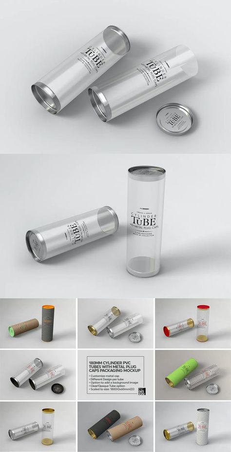 Clear Packaging Design, Clear Packaging Ideas, Cylinder Packaging Design, Bottle Packaging Design, Cylinder Packaging, Spice Packaging, Scarf Packaging, Biscuits Packaging, Spices Packaging