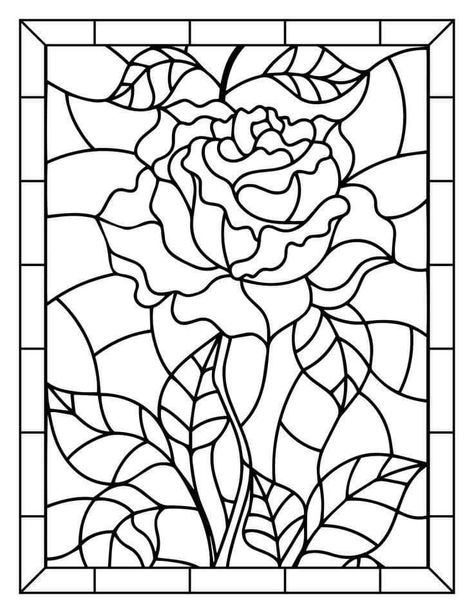 Pretty Coloring Pages, Mosaic Coloring Pages, Flower Colouring Pages, Drawing Notebook, Butterfly Mosaic, Binding Covers, Perfect Binding, Stained Glass Diy, Coloring Book For Adults