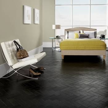 AP03 Black Oak Bedroom Flooring - Art Select Cheap Flooring Options, Inexpensive Flooring, Parquet Design, Karndean Flooring, Oak Parquet Flooring, Wood Parquet Flooring, Cheap Flooring, Oak Bedroom, Oak Wood Floors