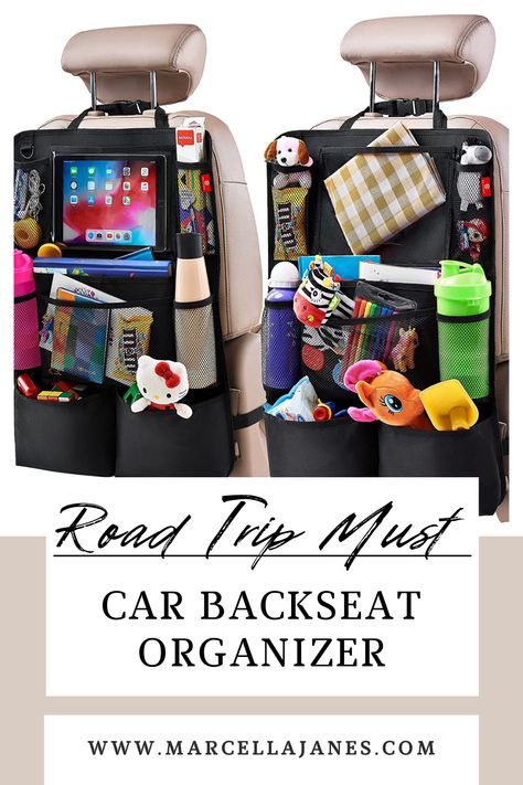 Back Seat Organizer, Car Travel Accessories, Backseat Organizer, Clean Refrigerator, Best Car Seats, Backseat Car Organizer, Dvd Storage, Car Organization, Car Seat Organizer