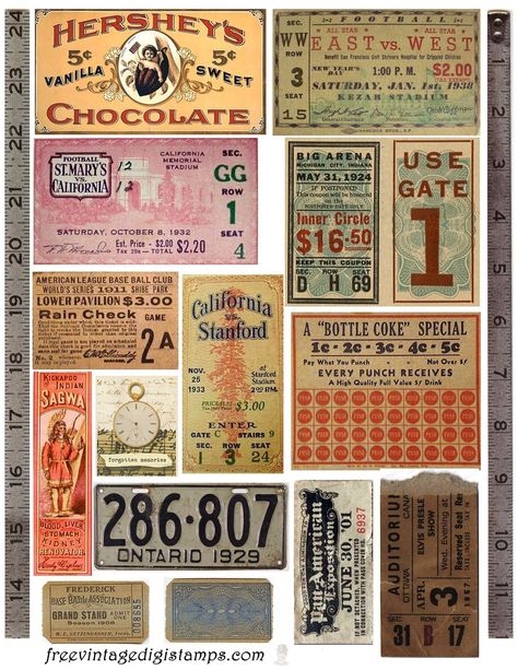 **FREE ViNTaGE DiGiTaL STaMPS**: Free Vintage Images - Ephemera Collage Etiquette Vintage, Free Vintage Printables, Decoupage Vintage, Printable Vintage, Images Vintage, Printable Labels, A Collage, Printable Image, Vintage Printables