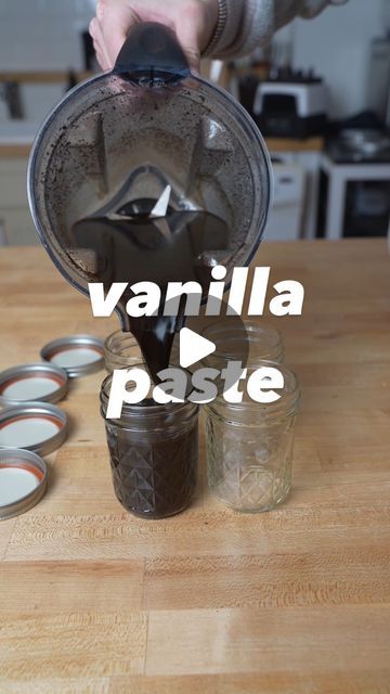 Jeremy Scheck on Instagram: "VANILLA PASTE! recipe adapted from Alex Green: 2 packs vanilla splits (94g total) i got from @gneissspice 2 cups (400g) granulated sugar 12 ounces (350 mL) vodka 6 ounces (180ml) water 3 Tablespoons (45mL) light corn syrup 1/2 teaspoon xanthan gum #vanillaextract #vanillapaste #baking #europeanbaking #movingabroad #vanilla" Vanilla Paste Uses, Vanilla Paste Recipe, Vanilla Bean Paste Recipe, Vanilla Products, Food School, Vanilla Extract Recipe, Homemade Vanilla Extract, Mini Bundt, Cooking Stuff