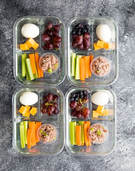 27 Bento Box Lunch Ideas That Are Work- and School-Approved #purewow #main course #food #lunch #easy #cooking #recipe #work #school Tuna Protein, Bento Box Lunch Ideas, Box Lunch Ideas, Mediterranean Diet Snacks, Mediterranean Snacks, Protein Box, Mediterranean Diet Food List, Mediterranean Diet Recipes Dinners, Healthy Snacks To Buy