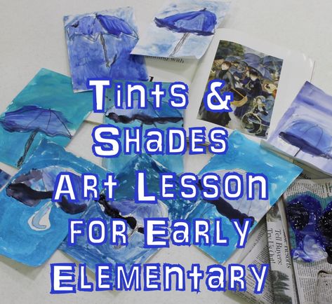 Fall Art Lessons, Color Art Lessons, Tints And Shades, Easy Art Lessons, Primary School Art, Color Theory Art, First Grade Art, Kindergarten Art Lessons, Color Lessons