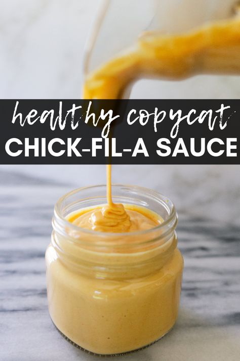 If you love chick-fil-a sauce, but are looking for a healthy alternative that you can make at home, you need this healthy copycat chick-fil-a sauce. This sweet tangy dip is perfect for chicken tenders, french fries and sandwiches. Dipping Sauces For Chicken, Copycat Chick Fil A, Chick Fil A Sauce, Healthy Sauces, Healthy Dips, Sauce For Chicken, Turkey Sandwiches, Chick Fil A, Healthy Homemade