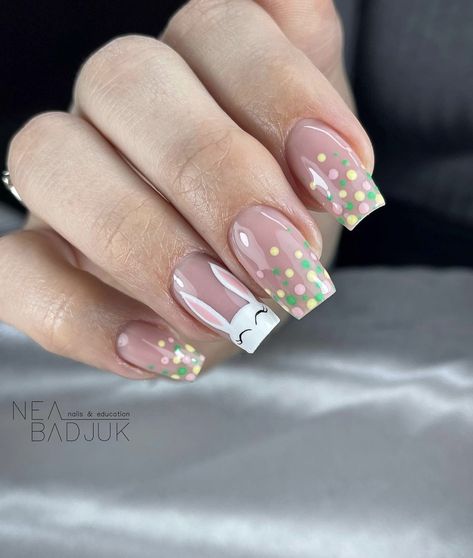 45+ Super Cute Easter Nails 2023 - ♡ July Blossom ♡ Easter Acrylic Nails, Easter Nails Design Spring, Easter Nail Ideas, Easter Nail Art Designs, April Nails, Pastel Nails Designs, Easter Nail, Easter Nail Designs, Bunny Nails