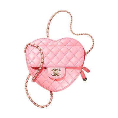 Chanel Hot Pink Quilted Lambskin Jumbo Classic Double Flap Bag For Sale at 1stDibs Chanel Heart Bag, Chanel Crossbody Bag, Chanel 22, Chanel 2022, Chanel Black And White, Chanel Clutch, Chanel Crossbody, Chanel Box, Fringe Crossbody Bag